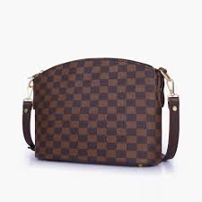 Boho Chic Dark Brown Patterned Crossbody Bag – Statement Handbag