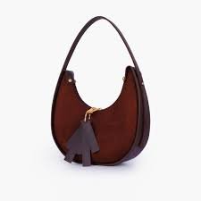 Relaxed Dark Brown Hobo Shoulder Bag – Slouchy Everyday Handbag