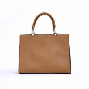Classic Brown Rectangular Shoulder Bag – Minimalist Chic Handbag