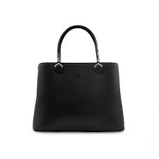 Sophisticated Black Structured Handbag – Elegant Everyday Work Bag