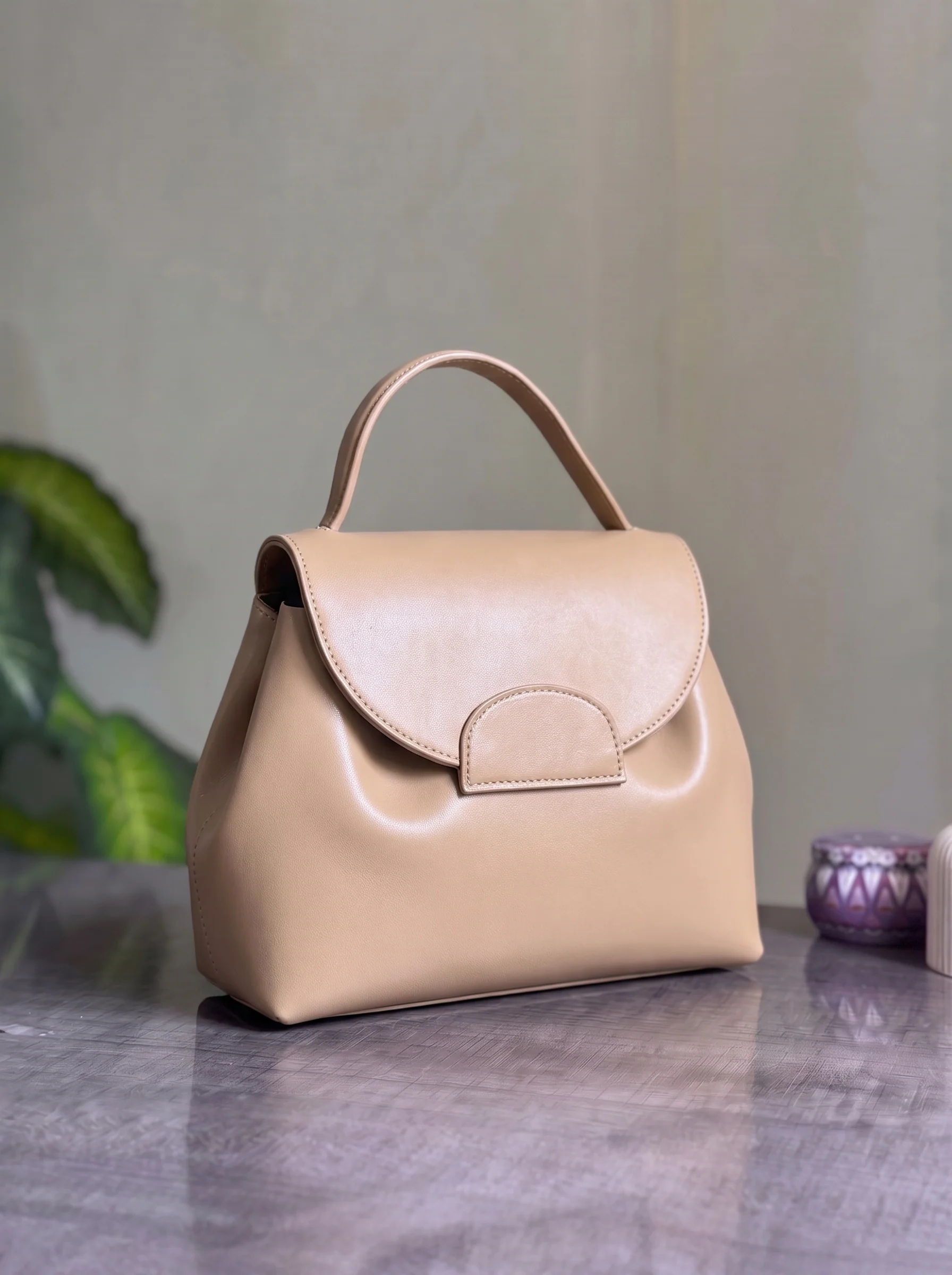 Crossbody Polene Numero – Beige - Image 3